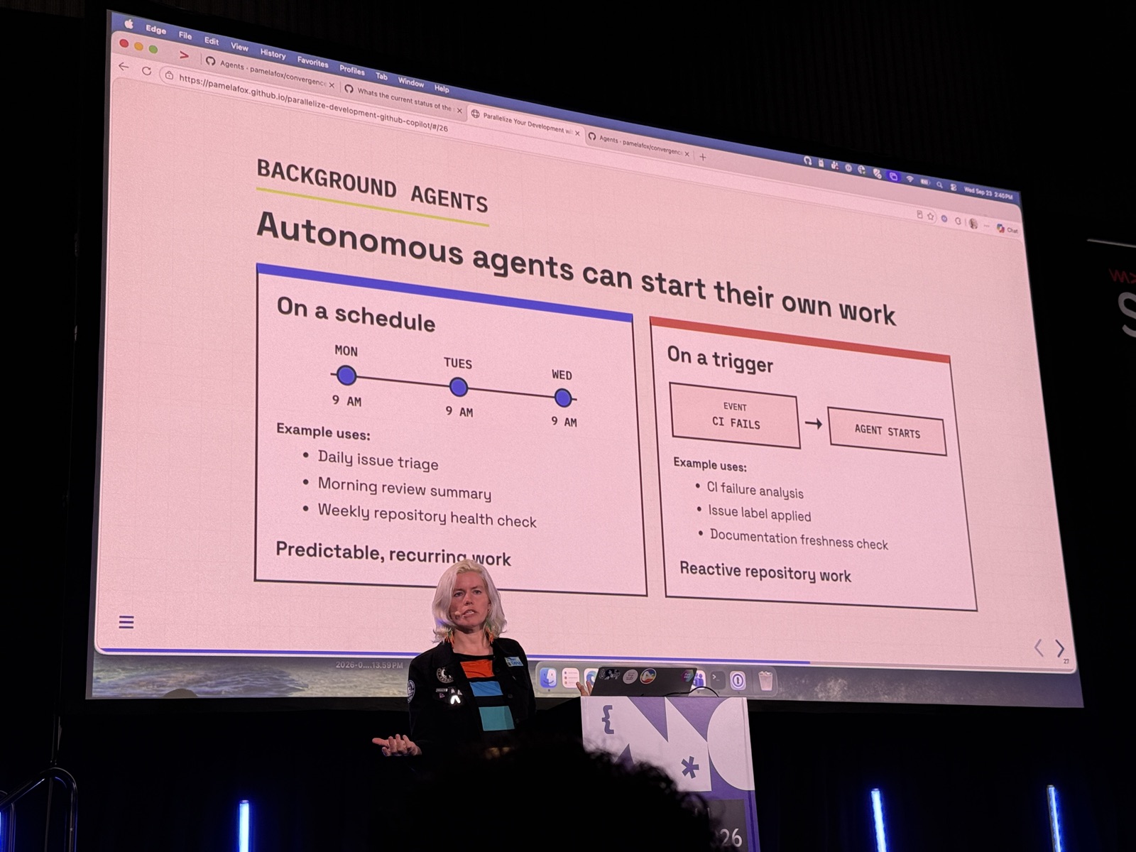 Slide Autonomous agents can start their own work